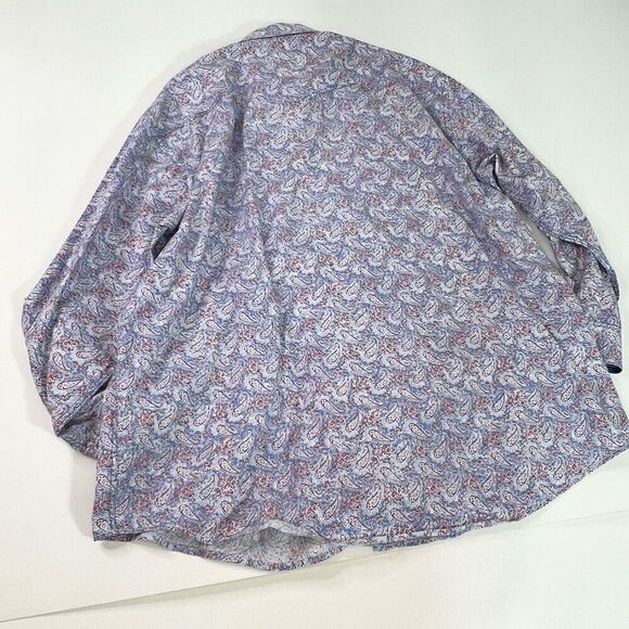 Panhandle Shirt Mens 2XL Multicolor Western Paisley Long Sleeve Button Up - Picture 11 of 11